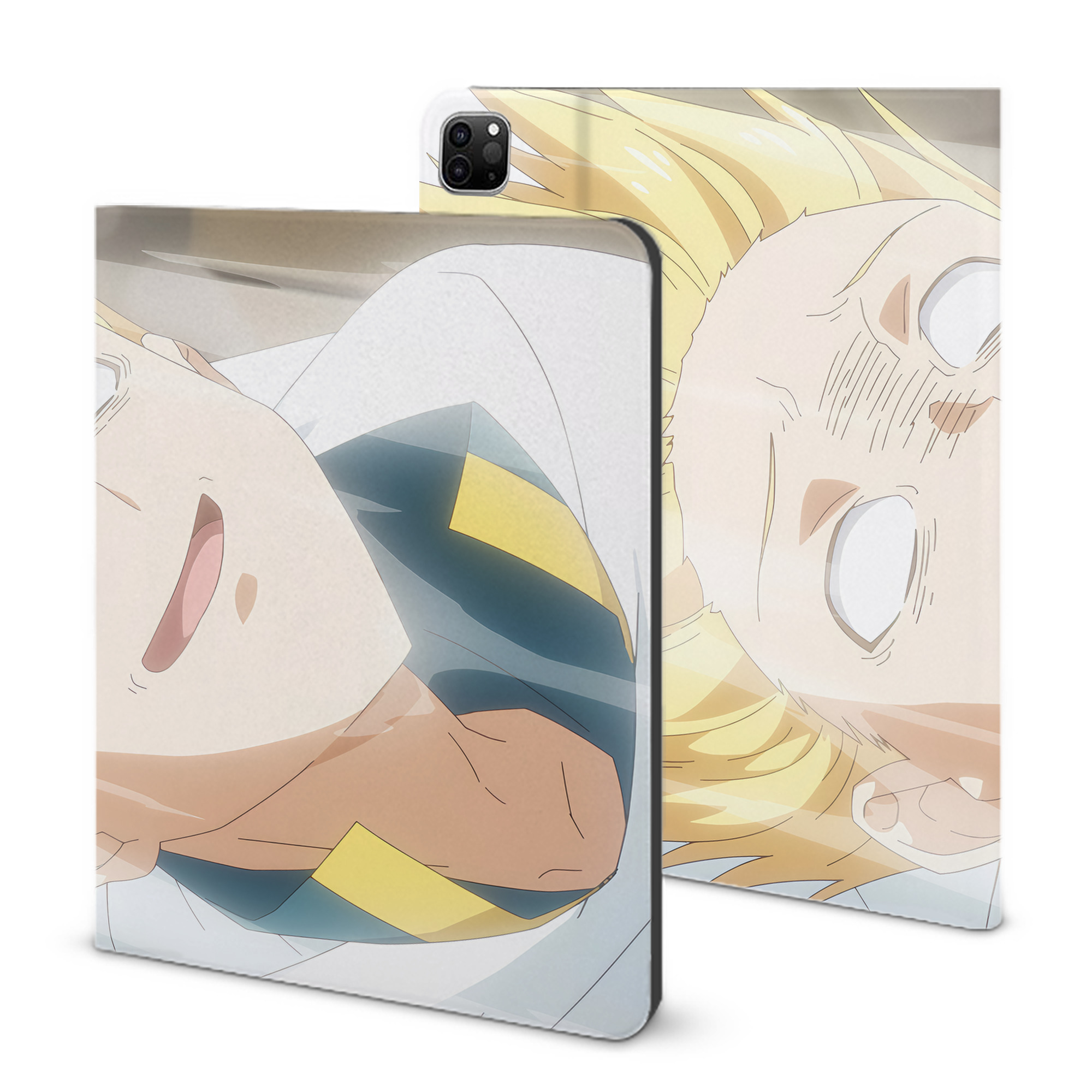 （画像用） 転スラ Regarding Reincarnated to Slime IPad ケース ブック型 PUレザー TPU 耐衝撃 軽量 薄型 ペン収納なし 全面保護 IPad 各モデル対応